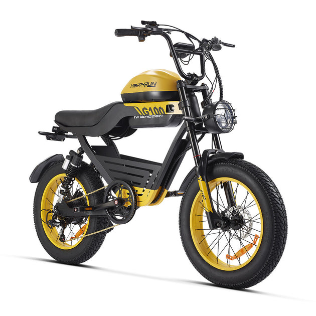 HappyRun 1000W Ebike G100 Dual Batteries