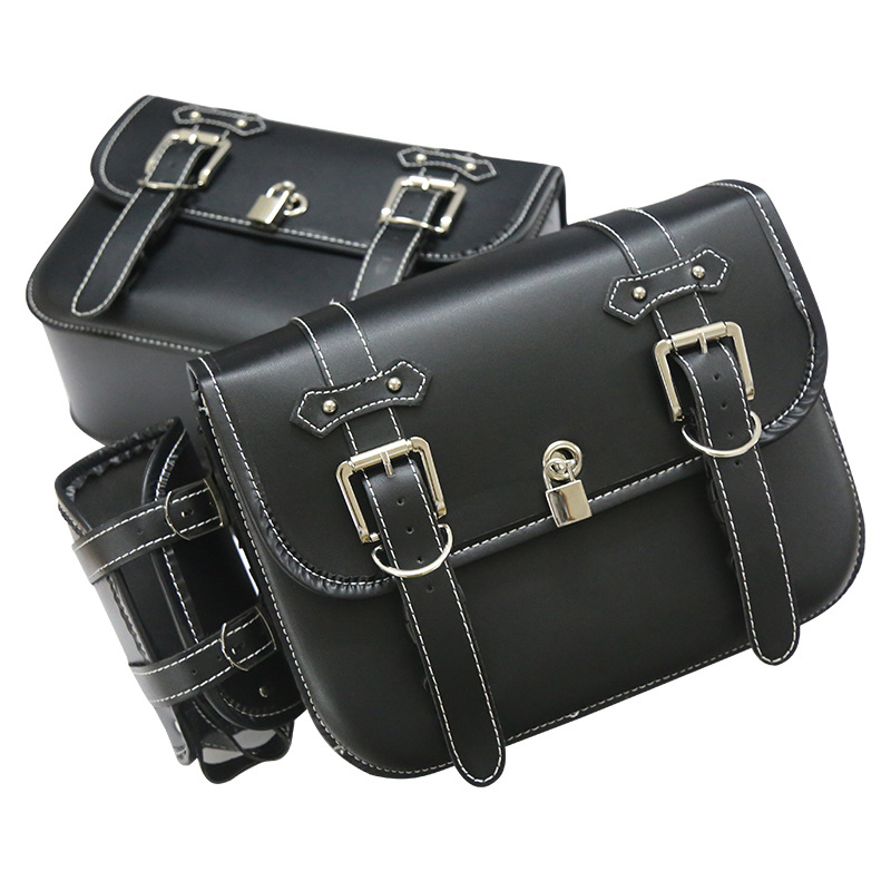 HappyRun Waterproof Saddle Bags with Lock for Electric Bikes for Tank G50