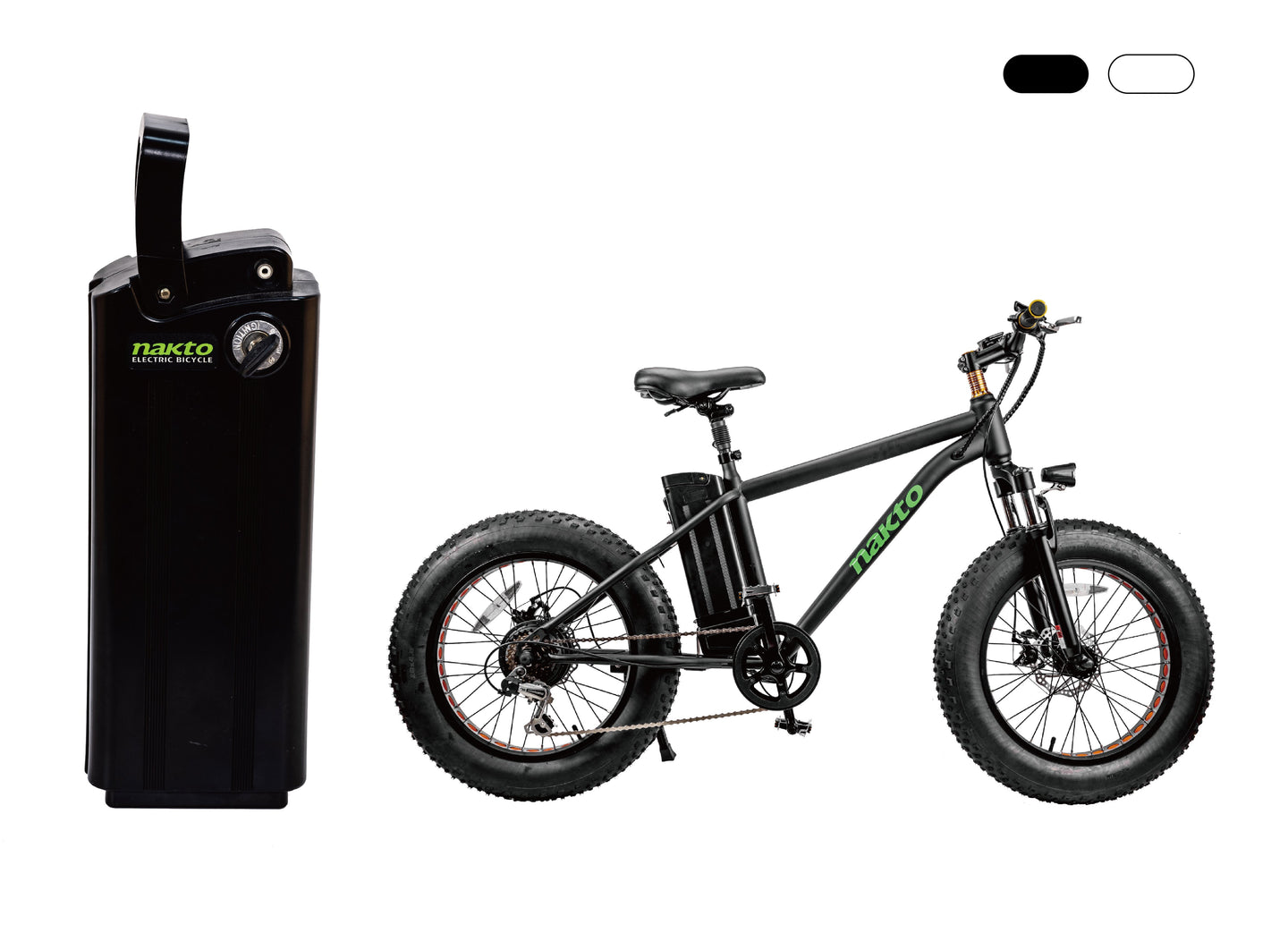 NAKTO Ebike Battery Replacement for Mini Cruiser 2