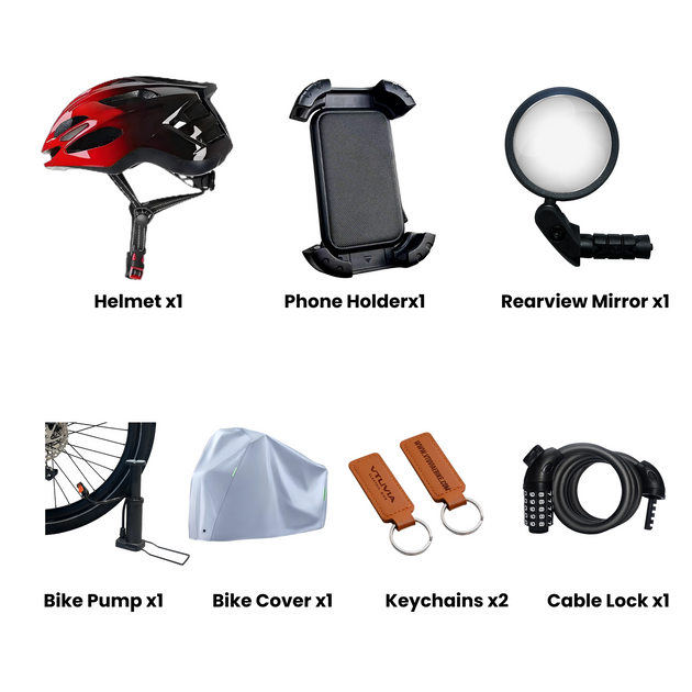 Vtuvia Ebike Essential Accessory Pack